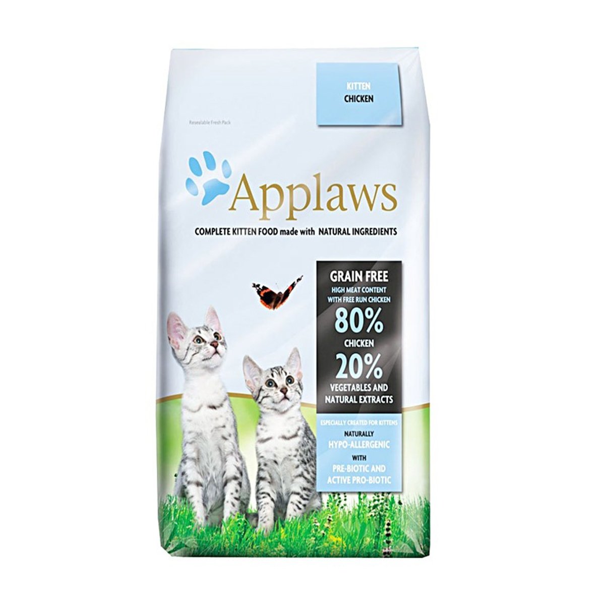 APPLAWS Kitten, Pui, hrană uscată pisici junior, 2kg - poza 2