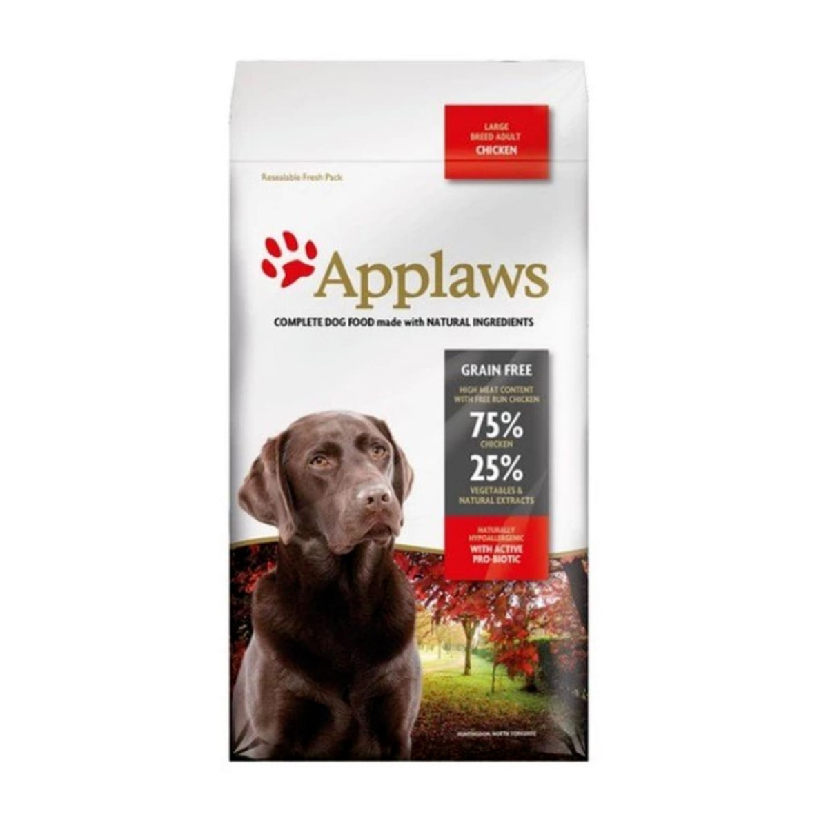 APPLAWS, L-XL, Pui și Legume, hrană uscată fără cereale câini, 2kg - poza 2