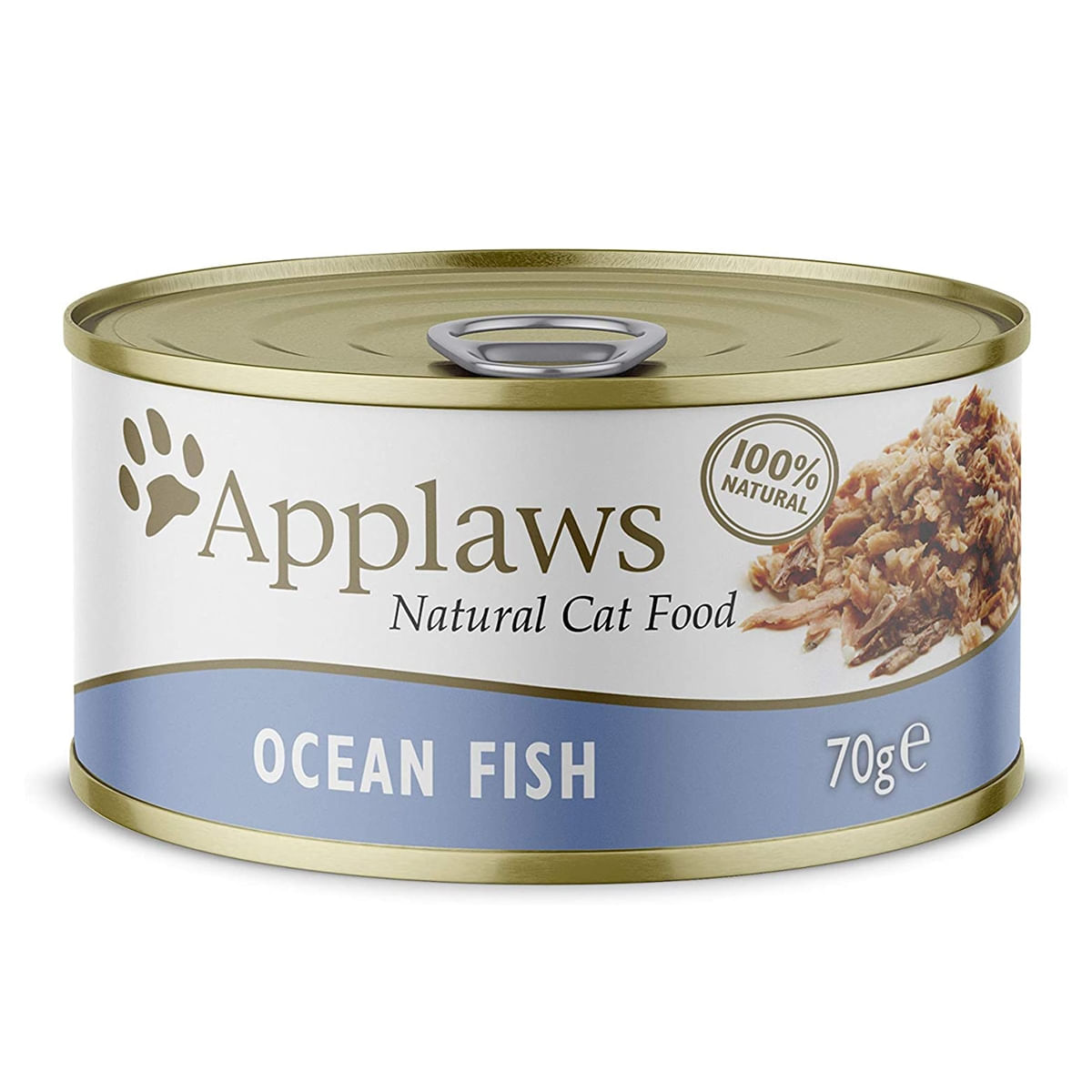 APPLAWS, Pește Oceanic, conservă hrană umedă pisici, (în supă), 156g - poza 1