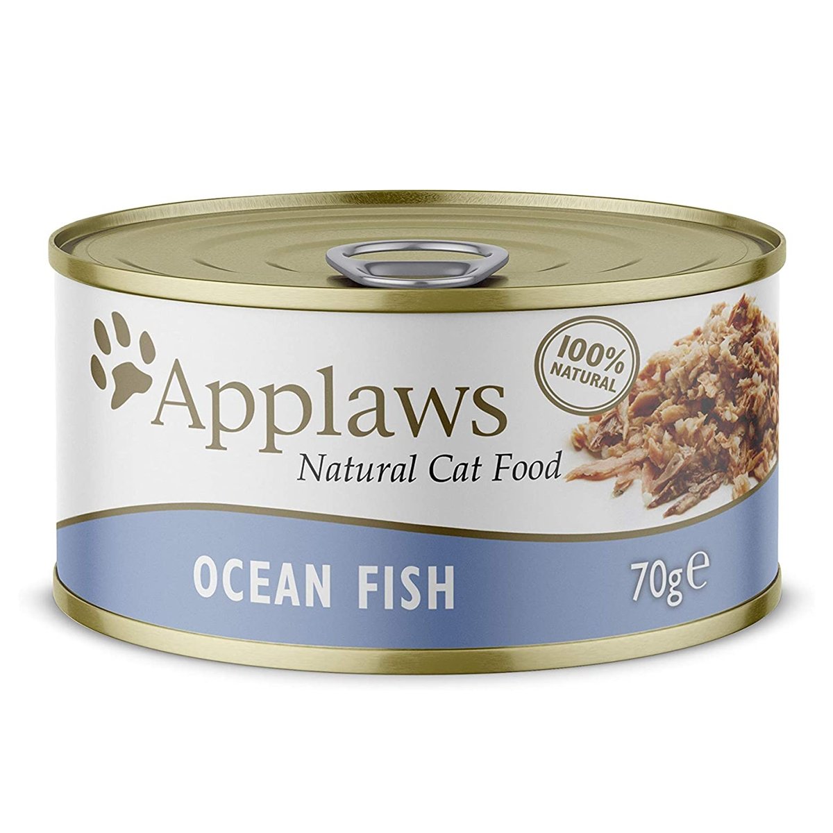 APPLAWS, Pește Oceanic, conservă hrană umedă pisici, (în supă), 70g - poza 2