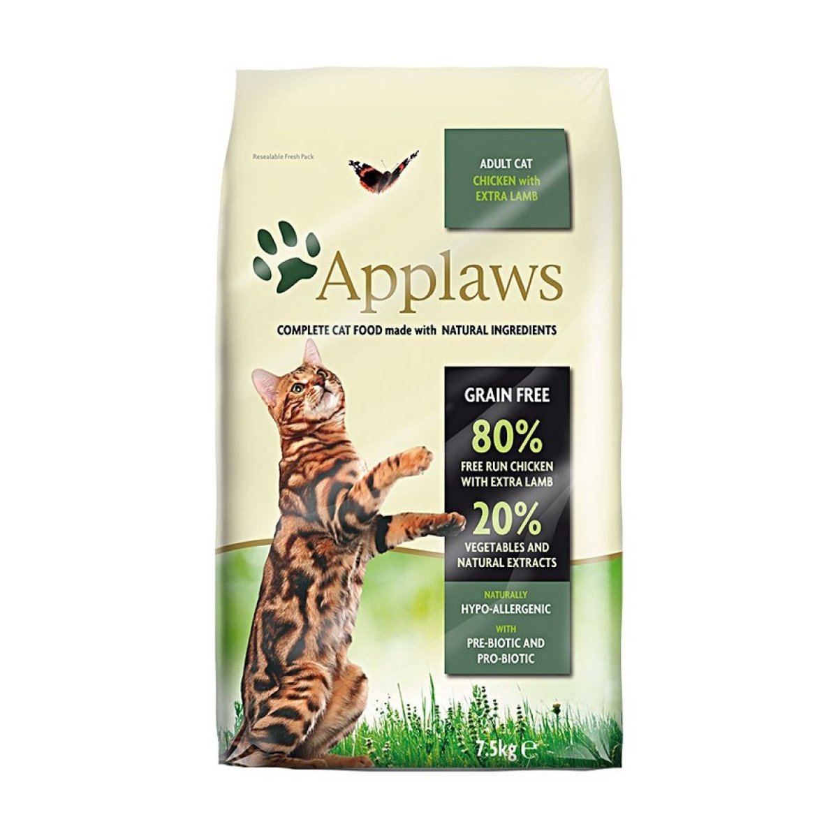 APPLAWS, Pui și Miel, hrană uscată pisici, 7.5kg - poza 2