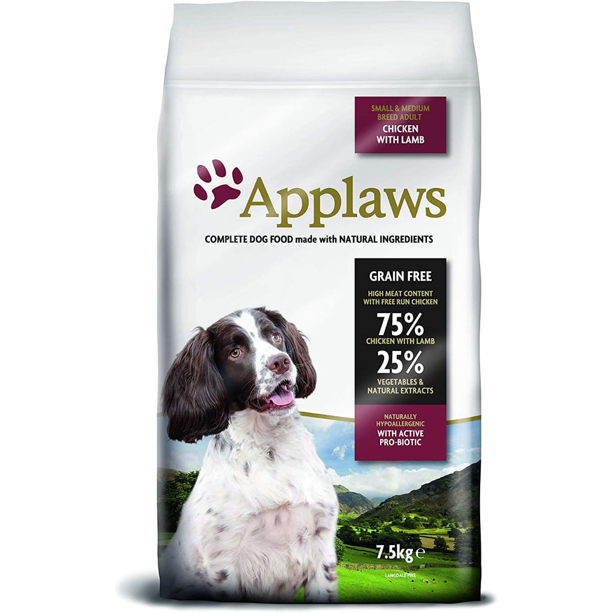 APPLAWS, XS-M, Pui și Miel, hrană uscată fără cereale câini, 15kg - poza 1