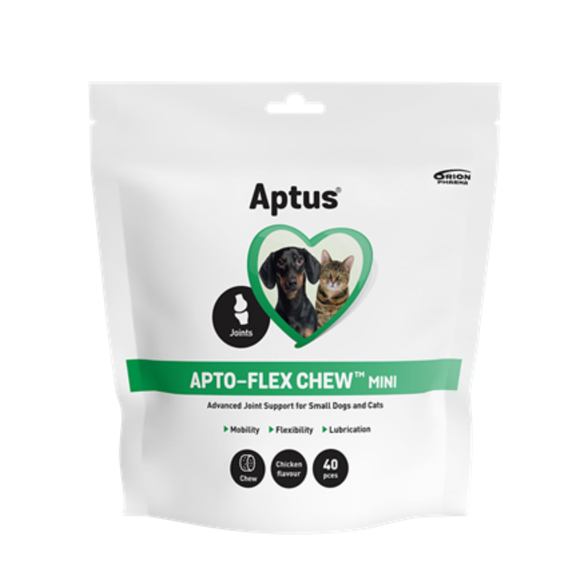 APTUS Apto-Flex Chew Mini, supliment sistem articular câini, comprimate masticabile APTUS Apto-Flex Chew Mini, XS-S, supliment sistem articular câini și pisici, cutie, 40 comprimate masticabile - poza 1