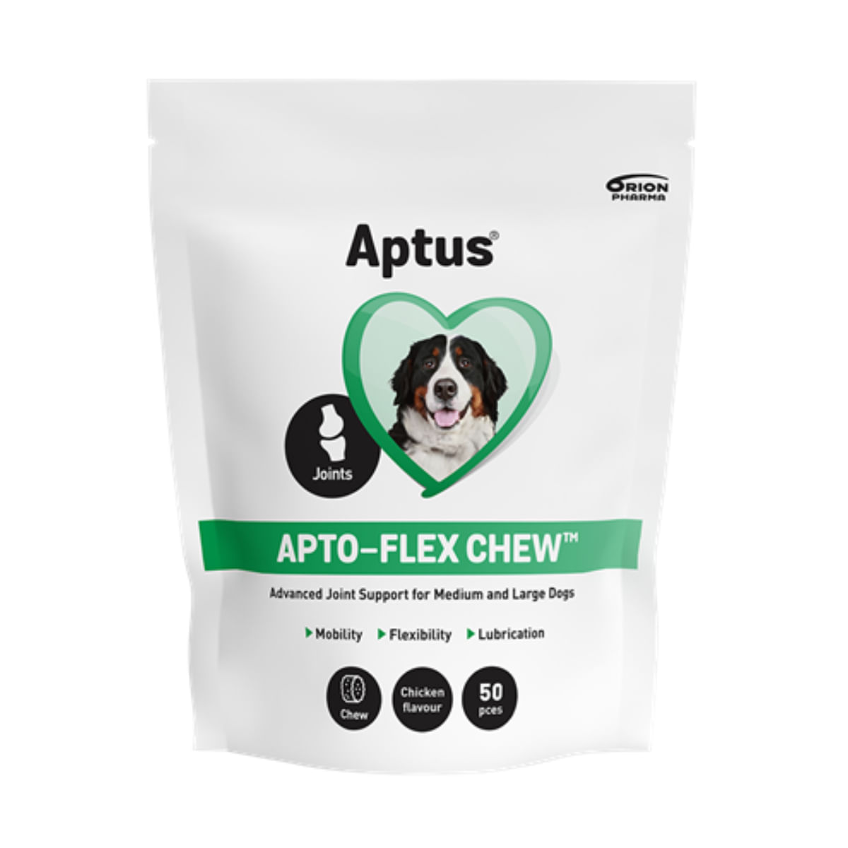 APTUS Apto-Flex Chew, supliment sistem articular câini, comprimate masticabile APTUS Apto-Flex Chew, M-XL, supliment sistem articular câini, cutie, 50 comprimate masticabile - poza 1