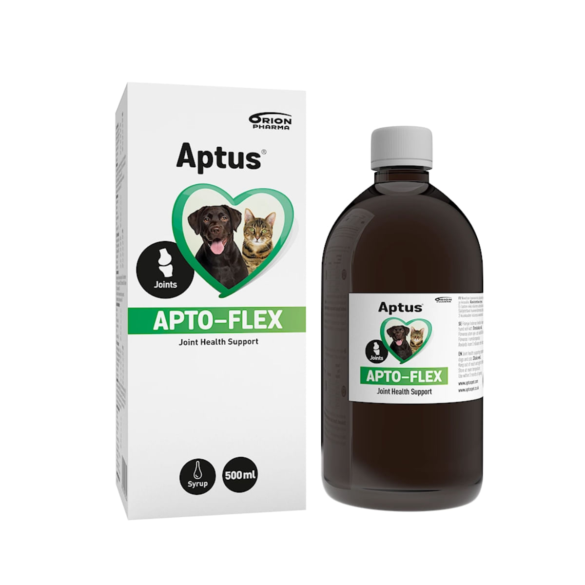 APTUS Apto-Flex, supliment sistem articular câini, suspensie orală APTUS Apto-Flex, XS-XL, supliment sistem articular câini și pisici, flacon, 500ml suspensie orală - poza 2