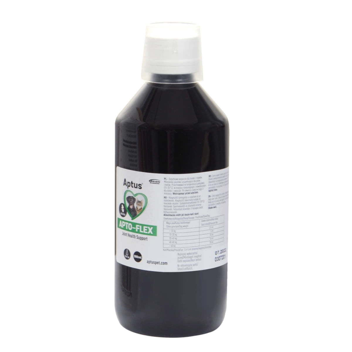 APTUS Apto-Flex, supliment sistem articular câini, suspensie orală APTUS Apto-Flex, XS-XL, supliment sistem articular câini și pisici, flacon, 500ml suspensie orală - poza 3