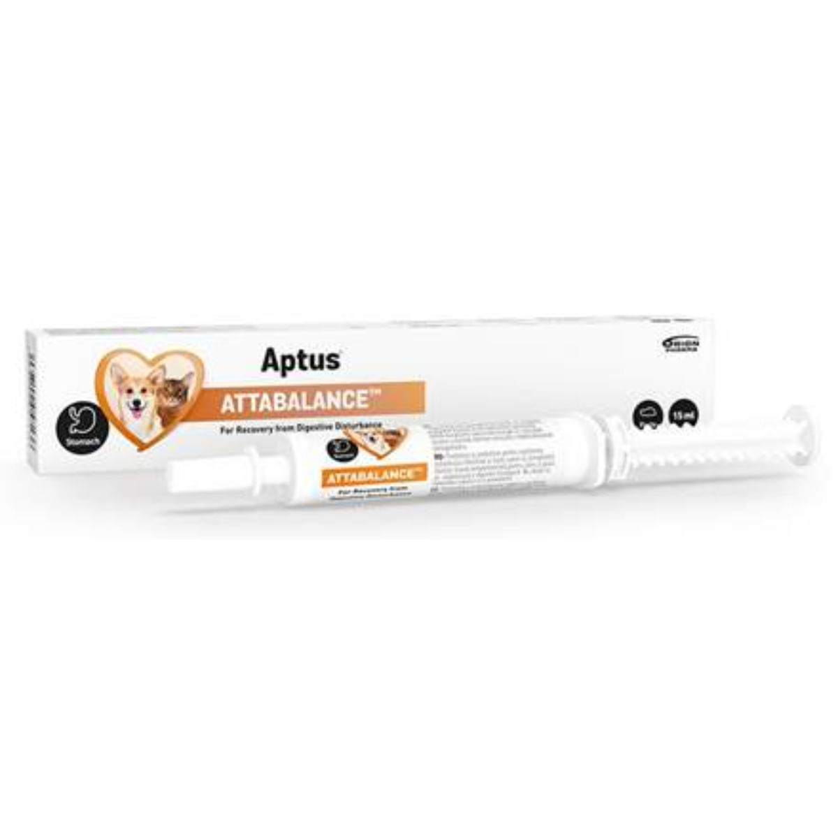 APTUS Attabalance, supliment sistem digestiv & probiotice câini, pastă orală APTUS Attabalance, XS-XL, supliment sistem digestiv & probiotice câini și pisici, seringă gradată, 15ml pastă orală - poza 1