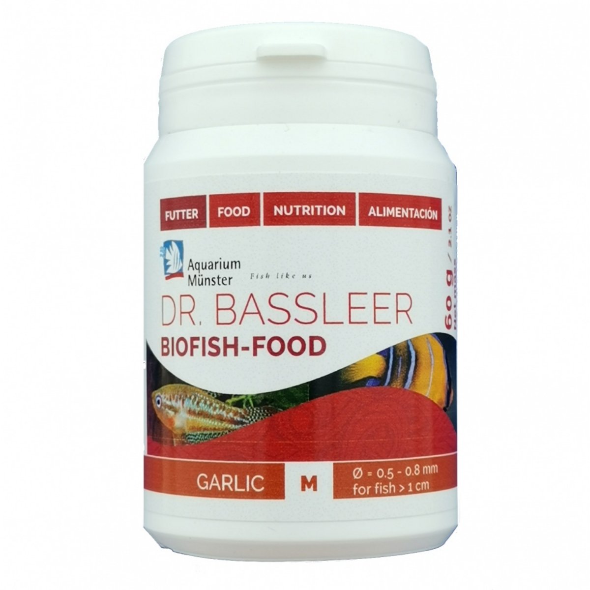 AQUARIUM MUNSTER Biofish Food GARLIC M, 60g - poza 1