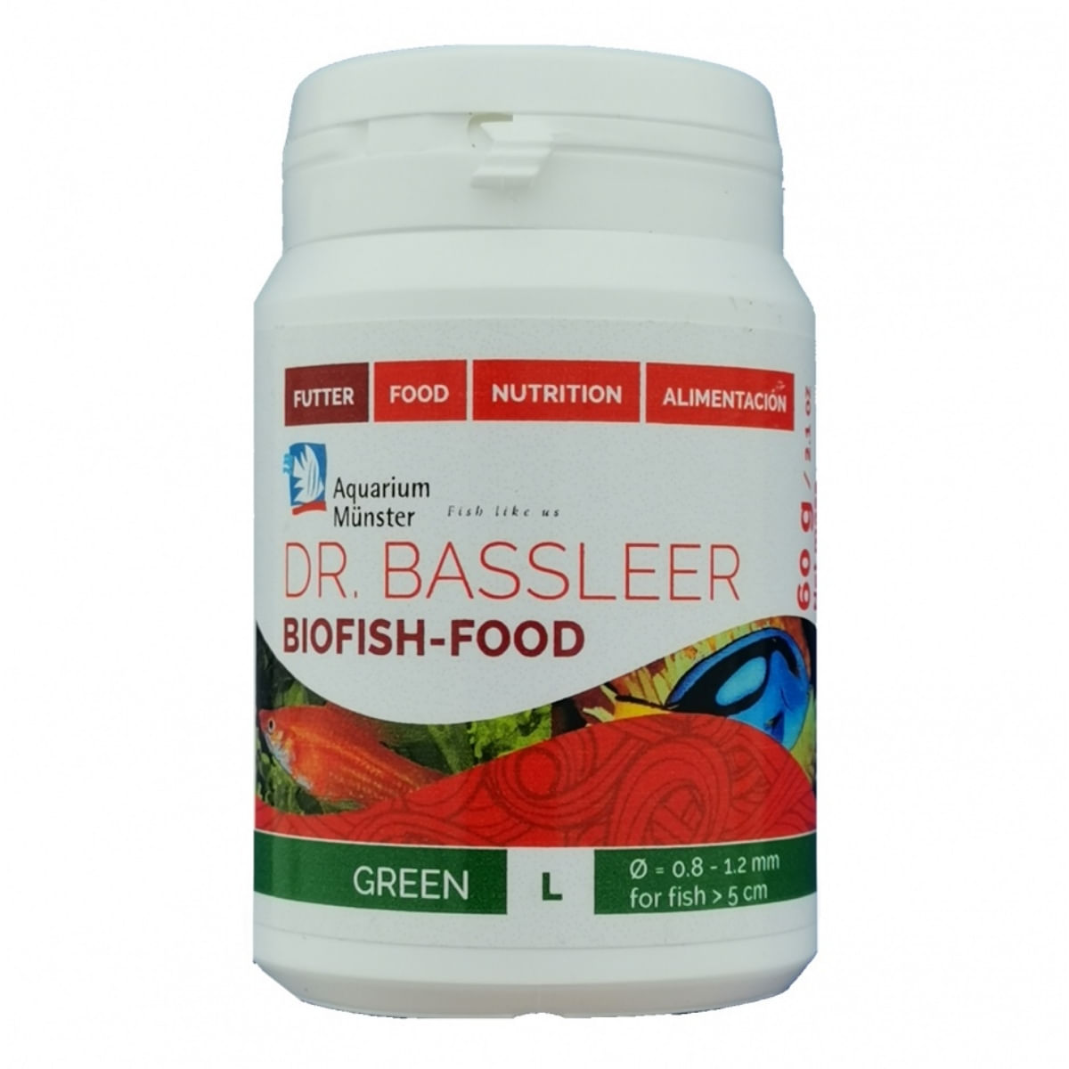 AQUARIUM MUNSTER Biofish Food GREEN L, 60g - poza 2
