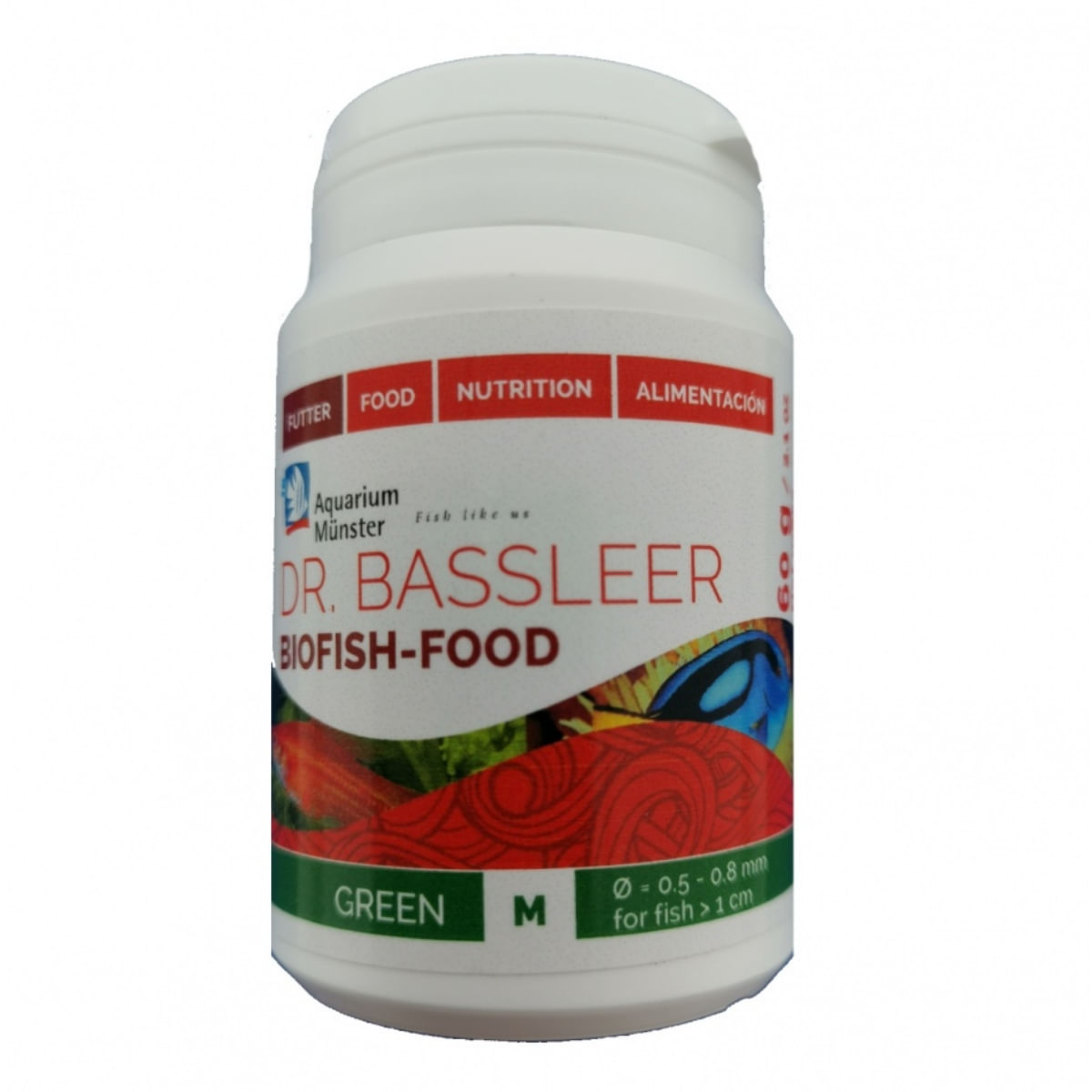 AQUARIUM MUNSTER Biofish Food GREEN M, 60g - poza 1