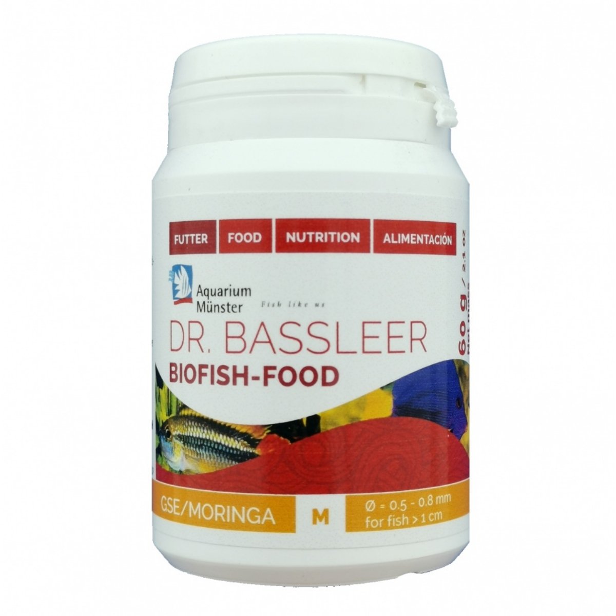 AQUARIUM MUNSTER Biofish Food GSE/MORINGA M, 60g - poza 2