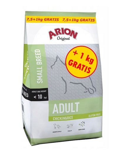 ARION Original Adult Small Chicken and Rice 8,5 kg hrană câini adulți talie mică, cu pui