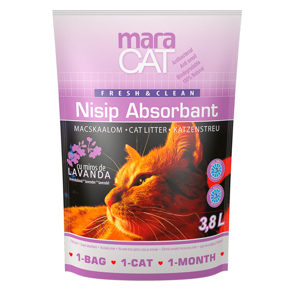 Asternut pisici Maracat silicat lavanda 3.8 L