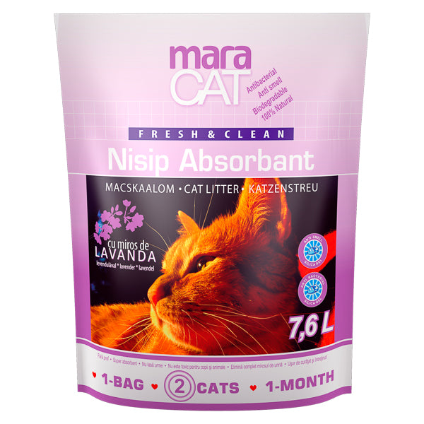 Asternut pisici Maracat silicat lavanda 7.6 L