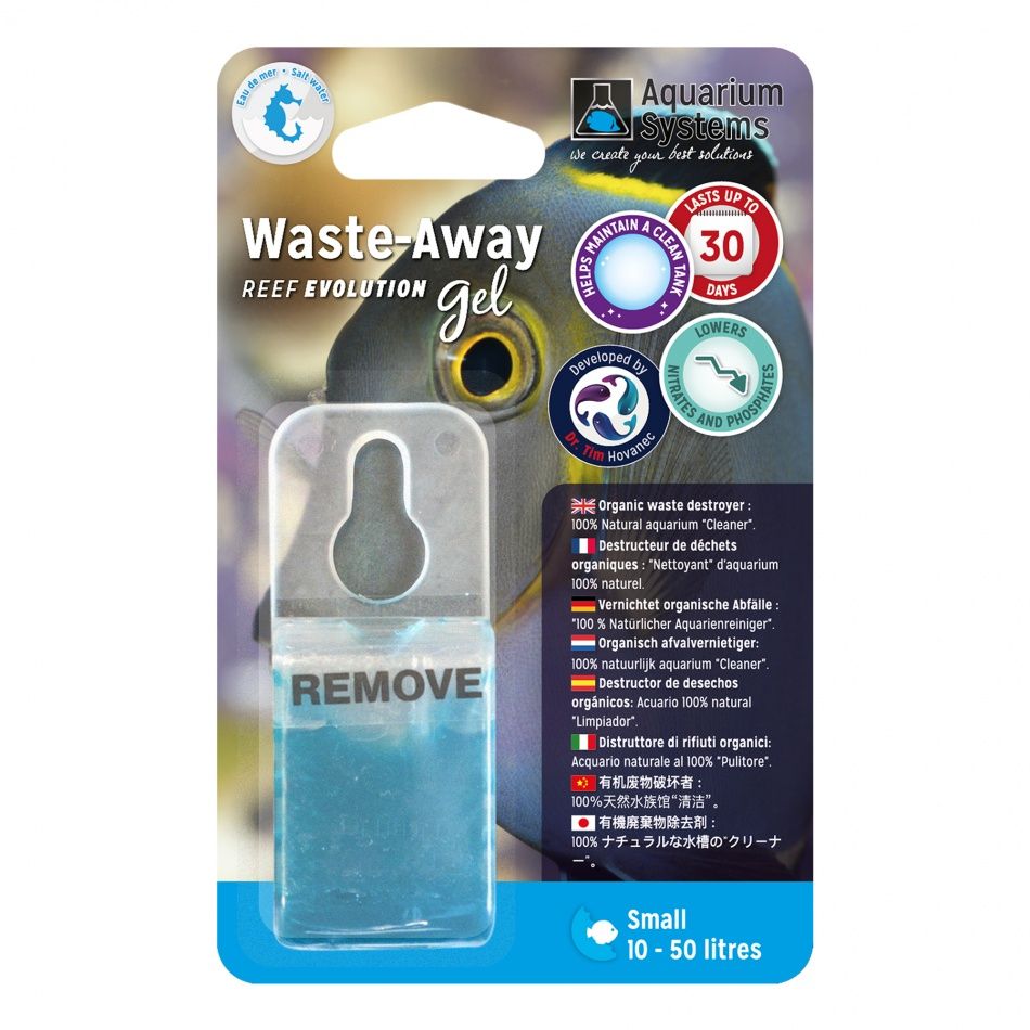Bacterii gel Aquarium Systems WASTE AWAY Gel marine Small 10-50L