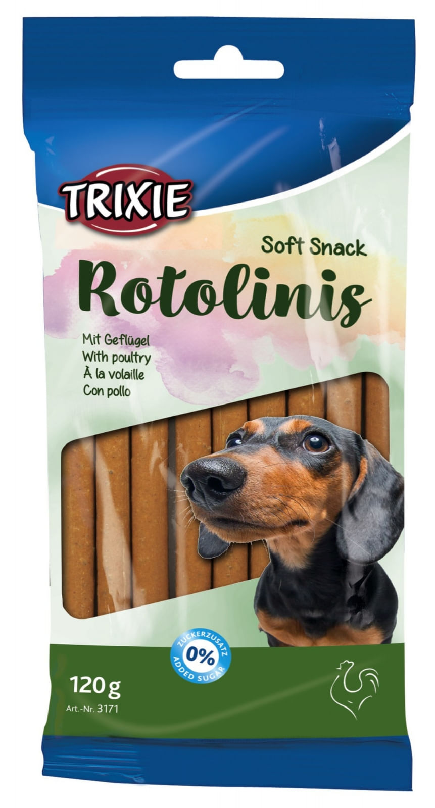 Batoane Moi Trixie Rotolinis cu Pui, 12 buc - poza 2