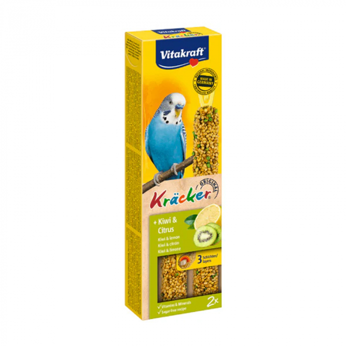Batoane pentru perusi Vitakraft cu kiwi lamaie 2 buc
