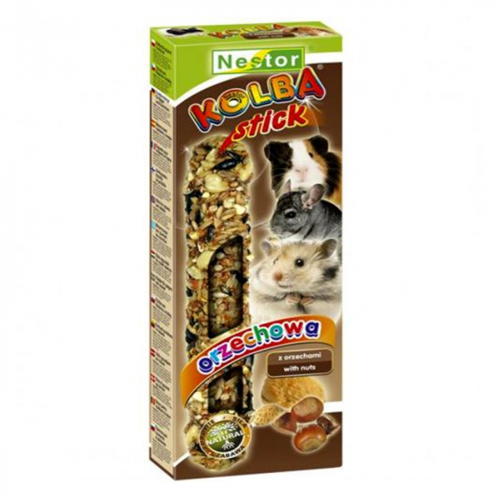 Batoane pentru rozatoare Nestor cu alune ( 2 buc cut )