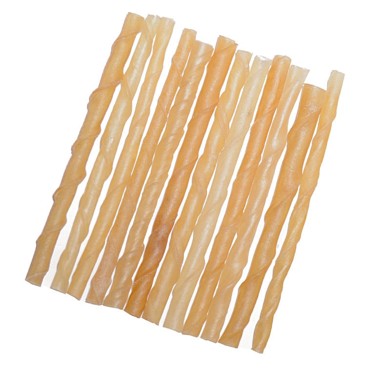 Batoane Piele Rasucita 7-8 mm 12 cm, 100 buc - poza 2
