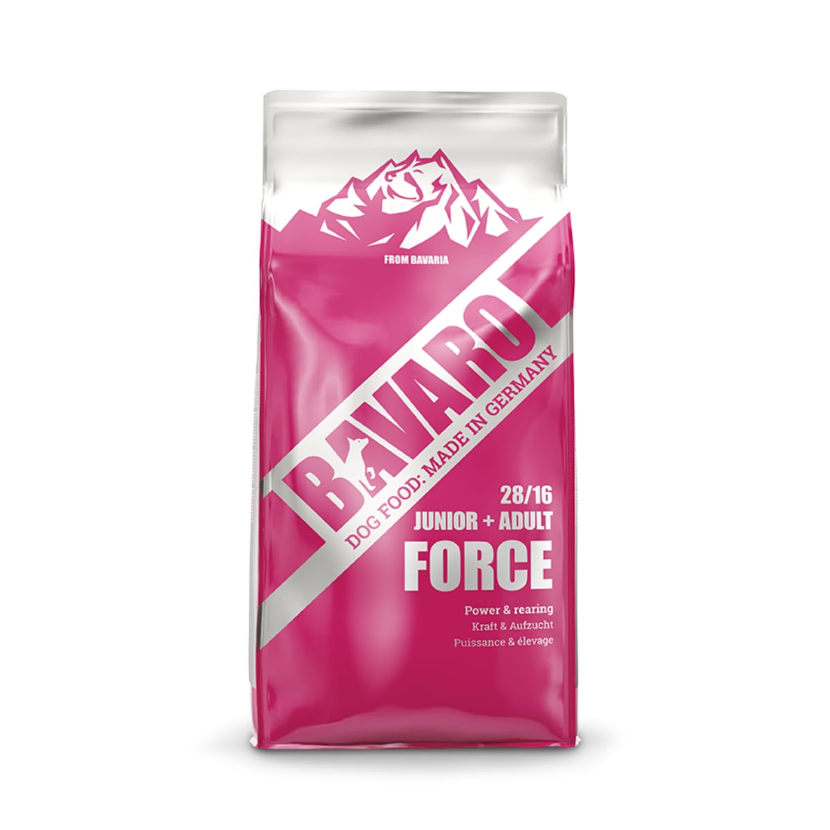 BAVARO Force 28/16, XS-XL, hrană uscată câini junior & adult, activitate intensă, 18kg - poza 1
