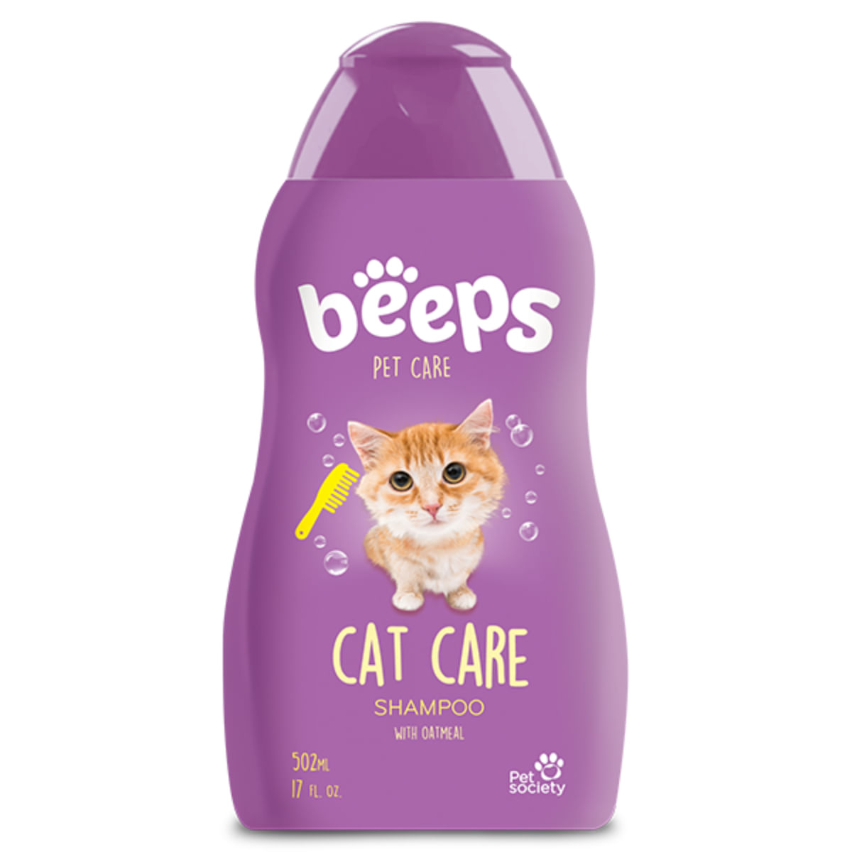 BEEPS Cat Care, șampon pisici, Struguri, flacon, 502ml - poza 2