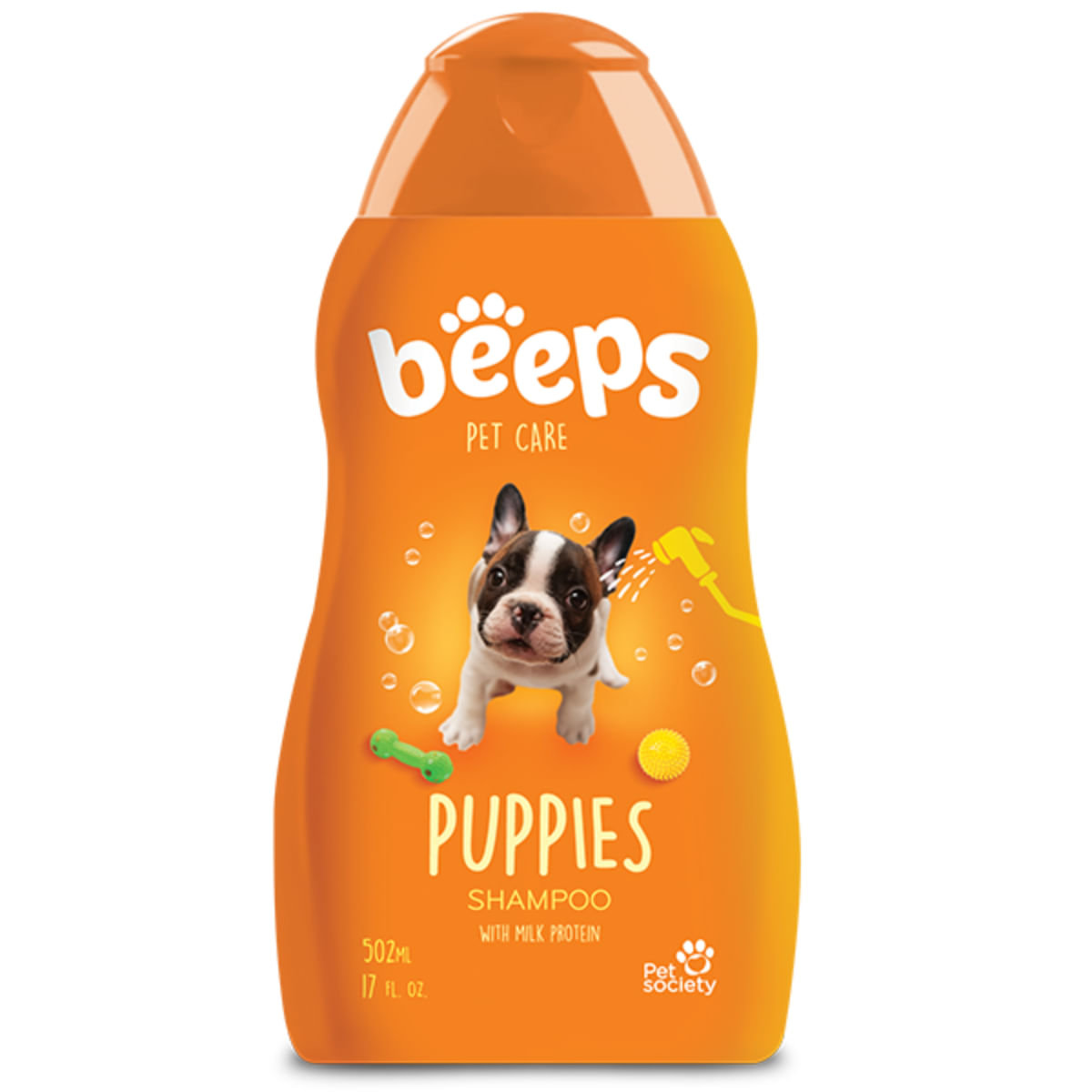 BEEPS Puppies, șampon câini junior, Talc, flacon, 502ml - poza 2