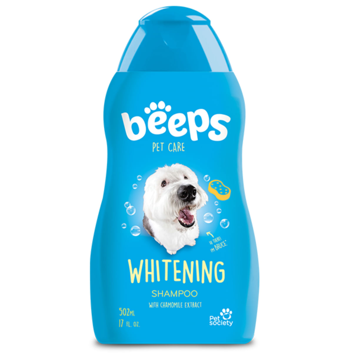 BEEPS Whitening, șampon câini, blană albă, Afine, flacon, 502ml - poza 2
