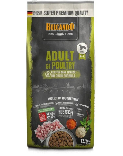 BELCANDO Grain Free Adult Poultry 22,5 kg hrană câini rasă medie/mare