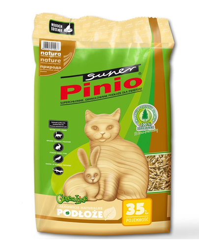 BENEK Super Pinio Peleti pentru litiera 35 L