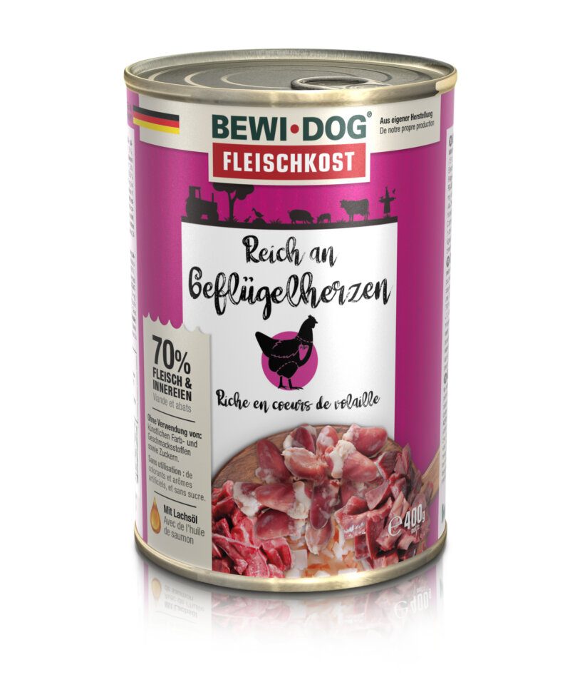 Bewi Dog Conserva Inima De Pasare - bewi,400-g
