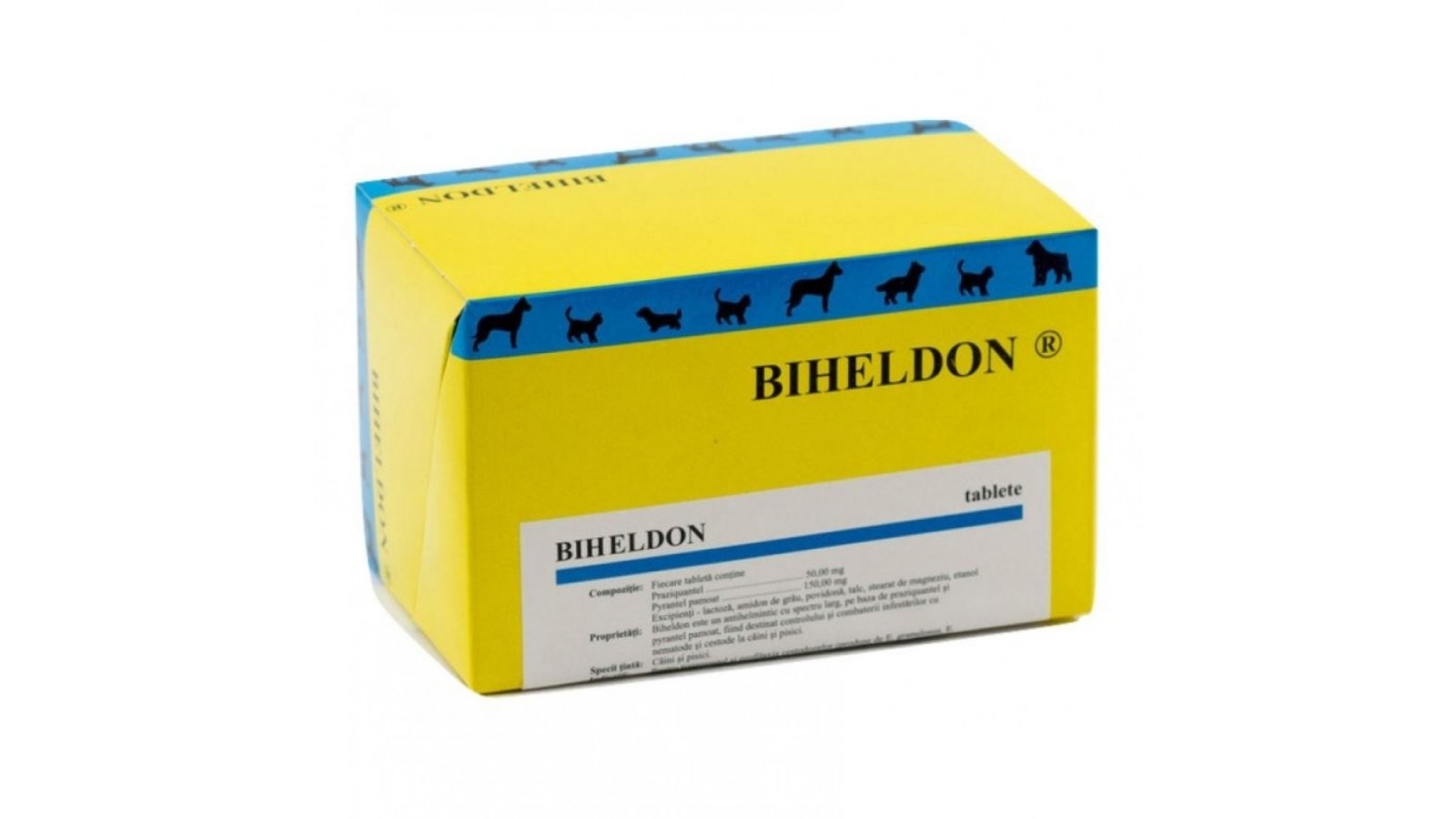 Biheldon Antiparazitar Intern 50 comprimate - poza 2