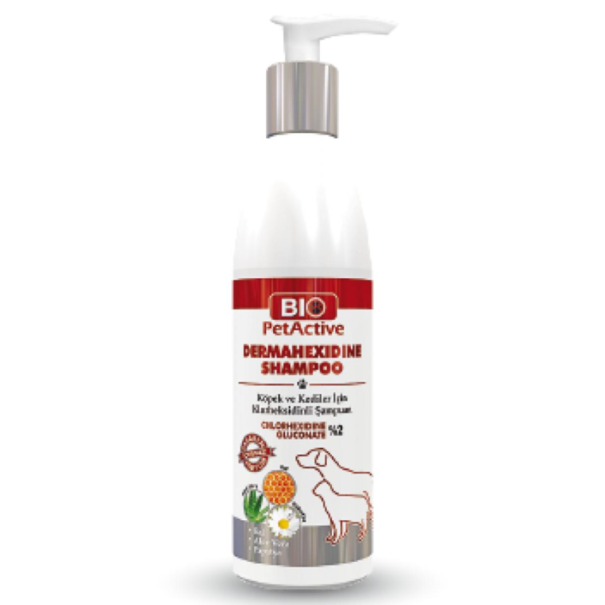 BIO PETACTIVE Dermahexidine, șampon câini, flacon, 250ml - poza 2
