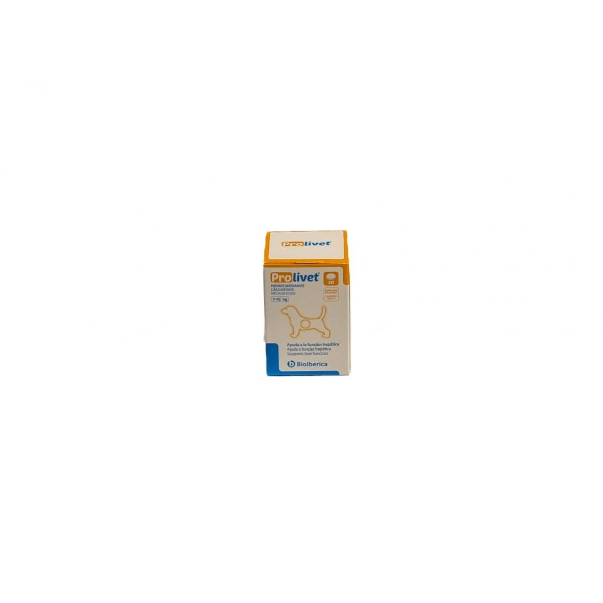 BIOIBERICA Prolivet Medium Dogs, supliment sistem hepatic câini, comprimate BIOIBERICA Prolivet Medium Dogs, M, supliment sistem hepatic câini, flacon, 30 comprimate - poza 1