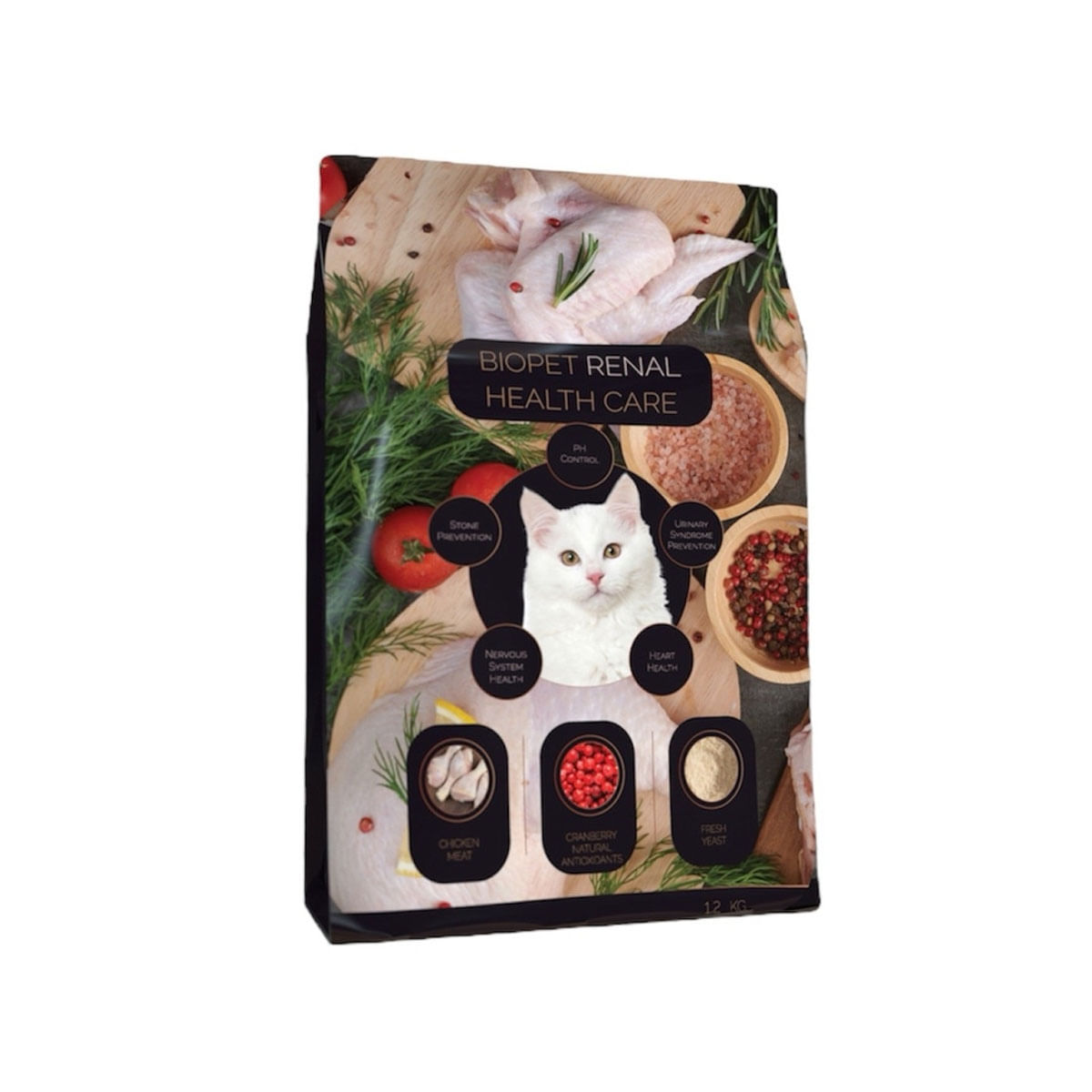 Biopet Renal Health Care, Pasăre, hrană uscată pisici sterilizate, sistem urinar, 1.2kg - poza 2