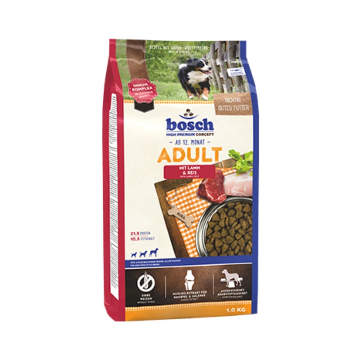 BOSCH Adult, cu Miel și Orez, hrană uscată câini BOSCH Adult, cu Miel și Orez, hrană uscată câini, 15kg - poza 2