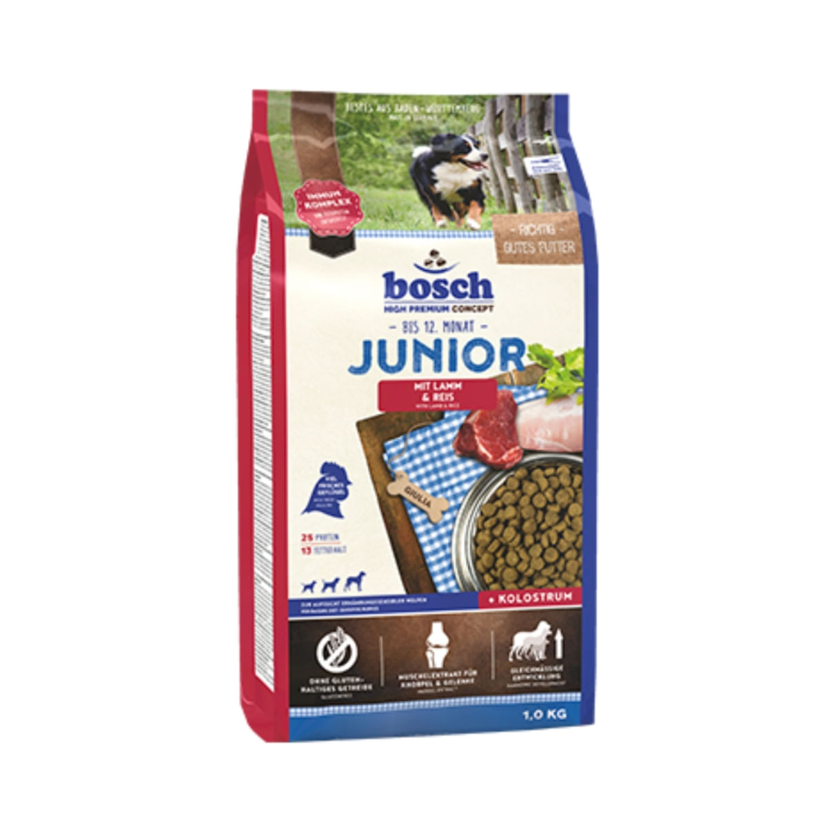 BOSCH Junior, cu Miel și Orez, hrană uscată câini junior BOSCH Junior, cu Miel și Orez, hrană uscată câini junior, 15kg - poza 2