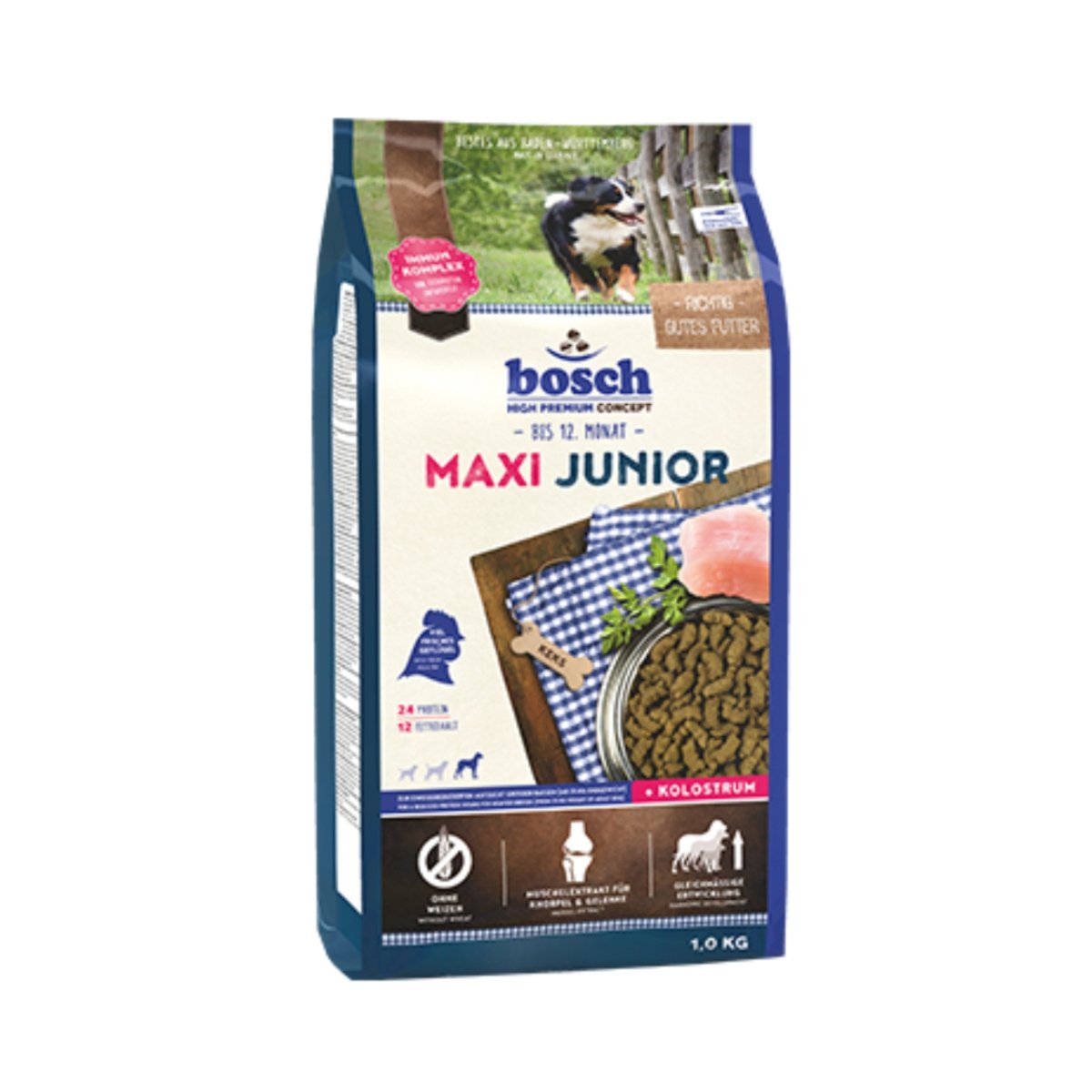 BOSCH Junior Maxi, Pui, hrană uscată câini junior, 15kg - poza 1