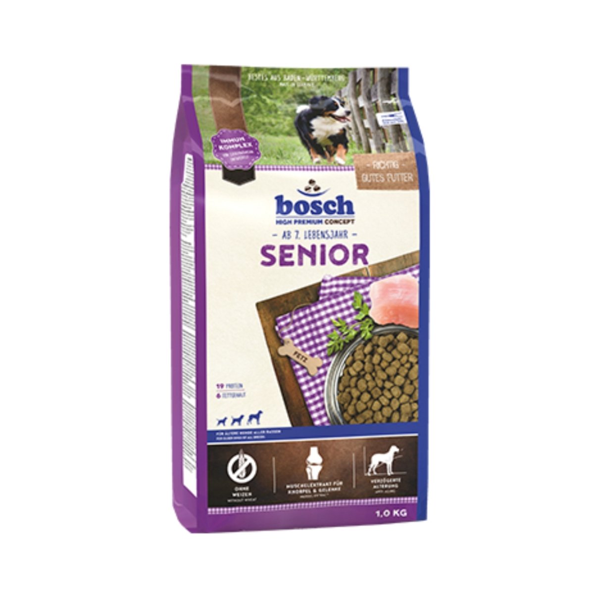 BOSCH Senior, Pui, hrană uscată câini senior, 12.5kg - poza 1