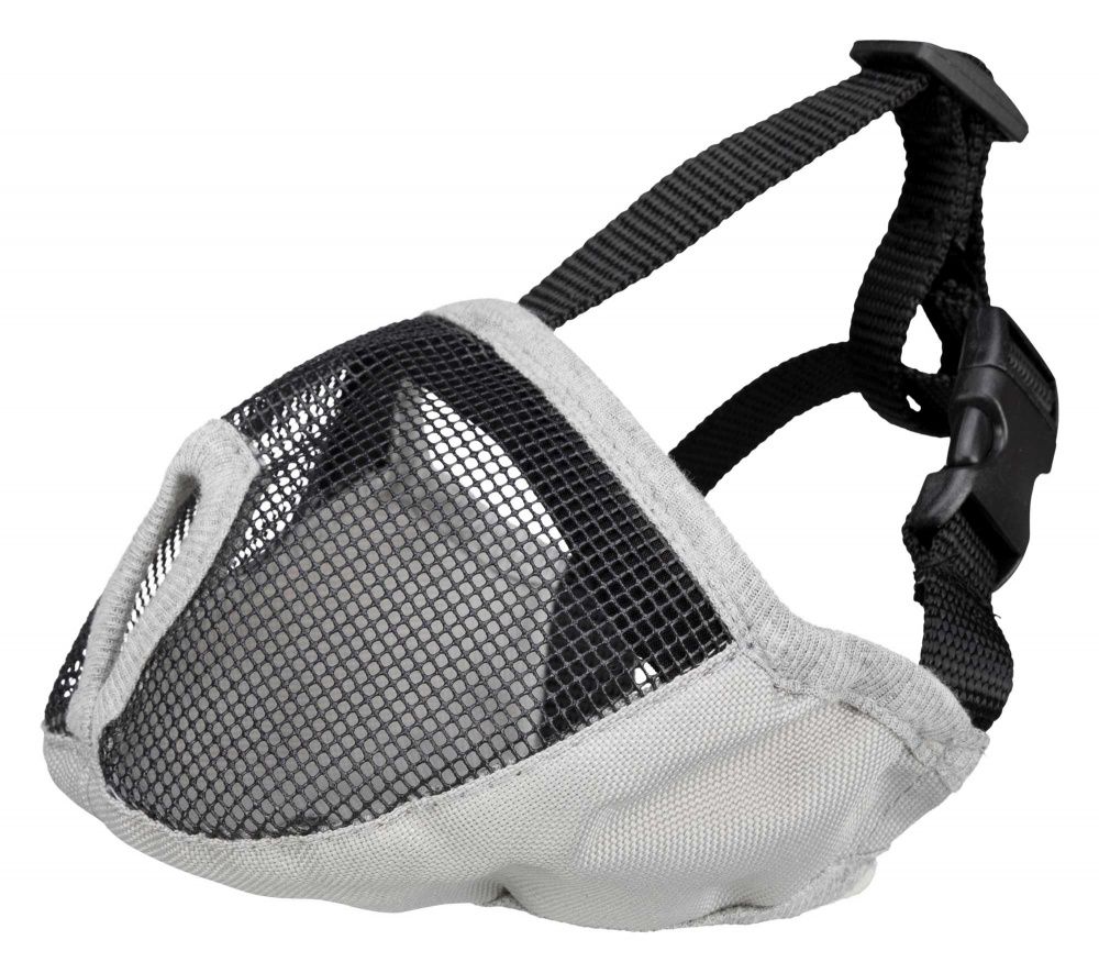 Botniță pentru Câini cu Bot Scurt (Turtit) S-M Gri 40 cm 17627