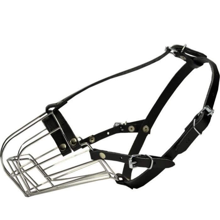 Botnita pentru caini metal MILAN NR 5+ CIOBANESC MEDIU 12(L)x10(l)x12(h)cm