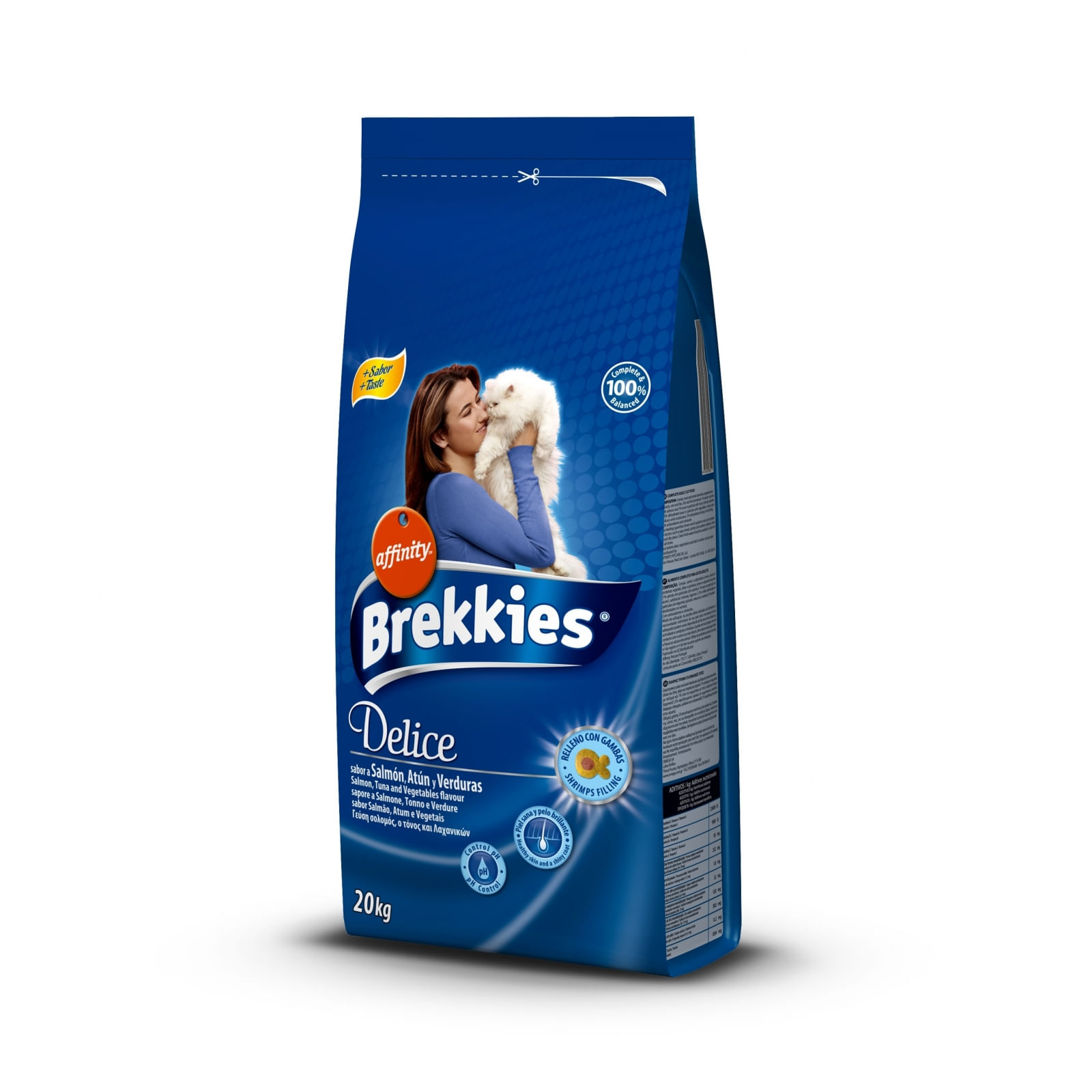 Brekkies Cat Excel Delice Ton si Somon 20 kg - poza 1