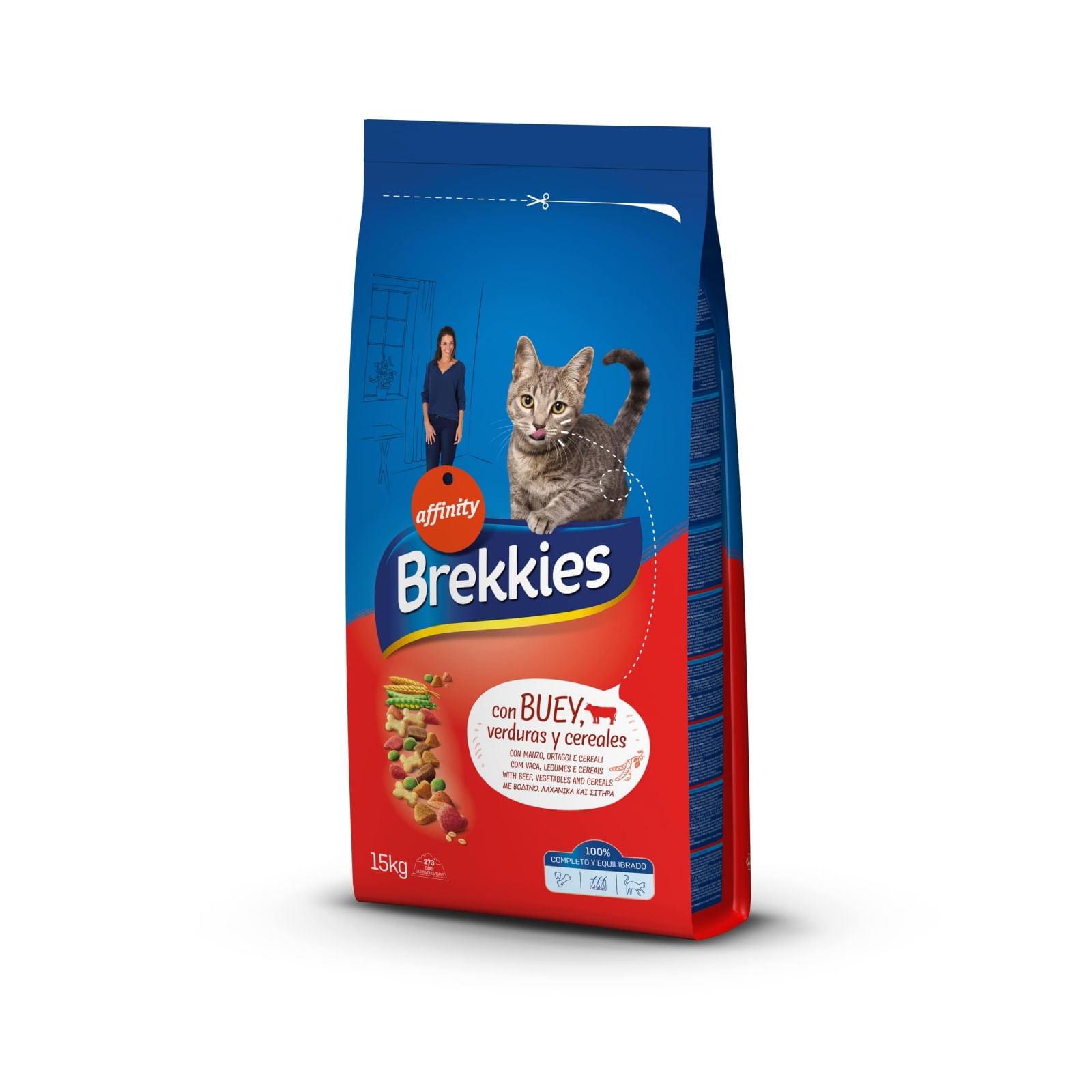 Brekkies Cat Excel Delice Ton si Somon 20 kg - poza 2