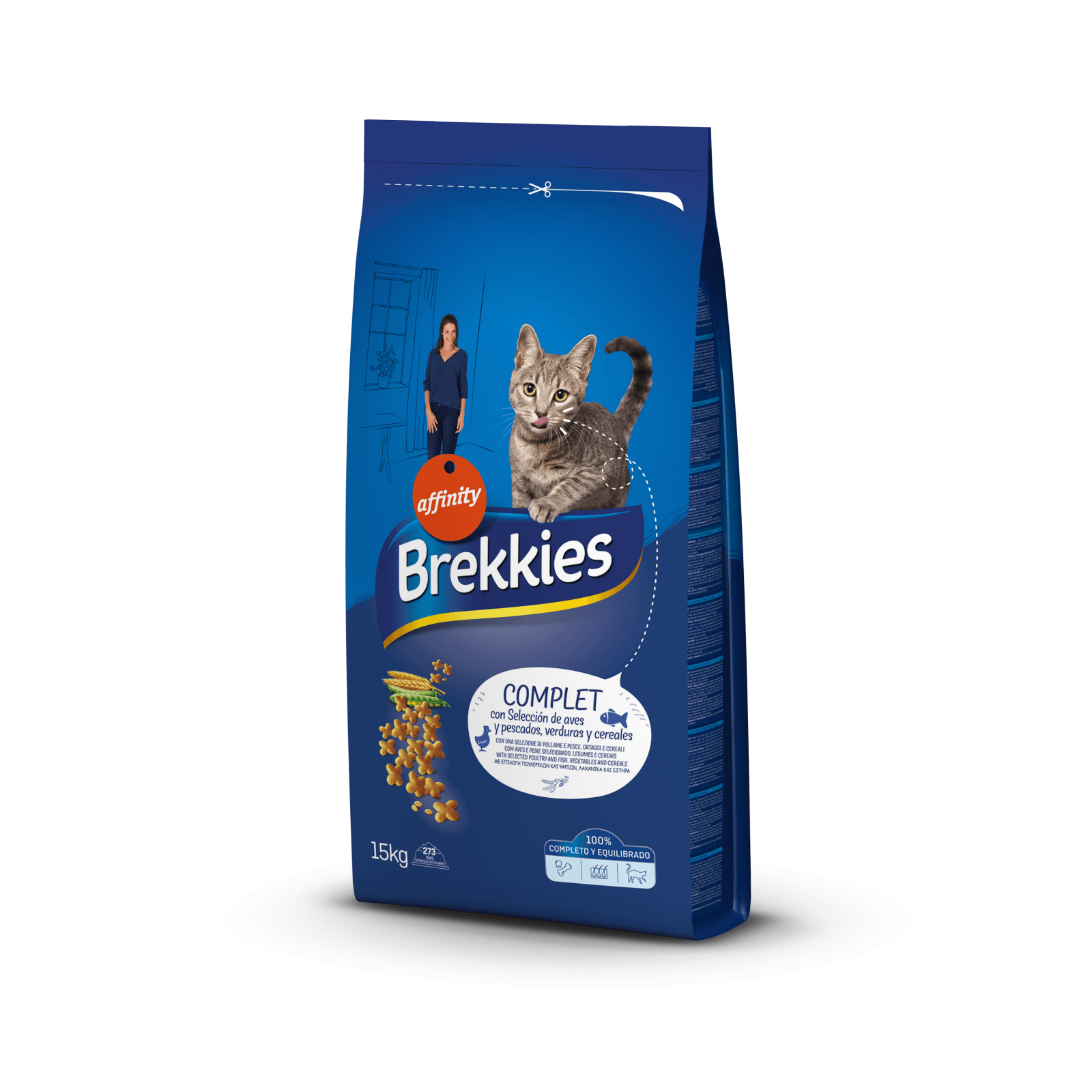Brekkies Excel Cat Complete 15 kg - poza 1