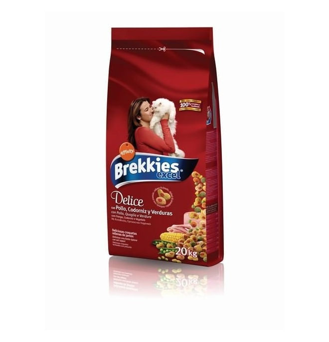 Brekkies Excel Cat Delice cu Carne de Pui si Curcan, 20 kg - poza 2