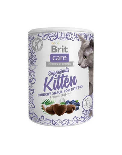 BRIT Care Cat Snack Superfruits Kitten 6x100g recompense pisoi