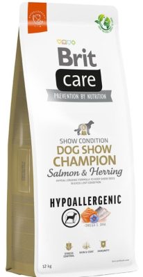 Brit Care Dog Hypoallergenic Dog Show Champion somon si hering - brit,3-kg