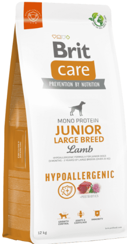 Brit Care Dog Hypoallergenic Junior Large Breed Miel - 3-kg,brit-care