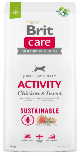 Brit Care Dog Sustainable Activity Pui&Insecte - 3-kg,brit-care