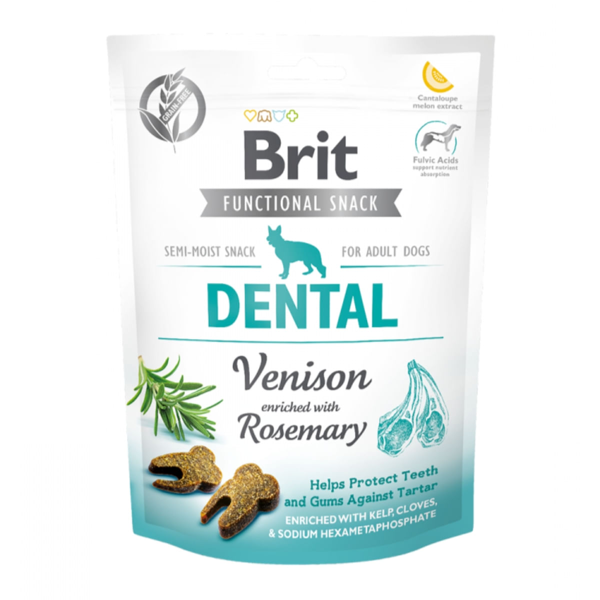 BRIT Care Functional Snack Dental, Vânat cu Rozmarin, recompense funționale fără cereale câini, sensibilități dentare, 150g - poza 1