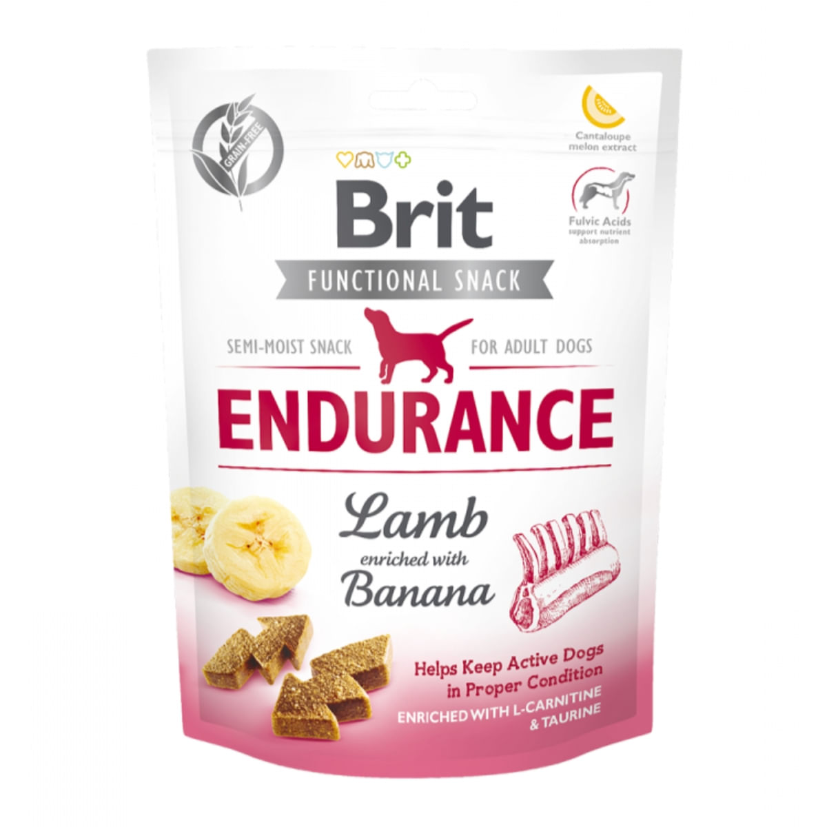 BRIT Care Functional Snack Endurance, Miel cu Banane, recompense funționale fără cereale câini, activitate intensa, 150g - poza 1